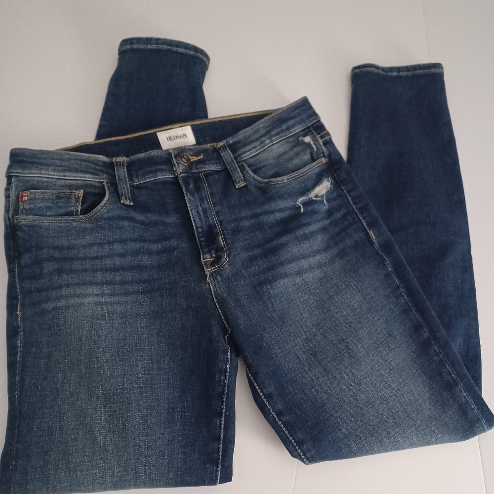 Hudson Natalie Distressed Jeans Sz 27